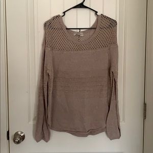 Knox Rose mesh top sweater